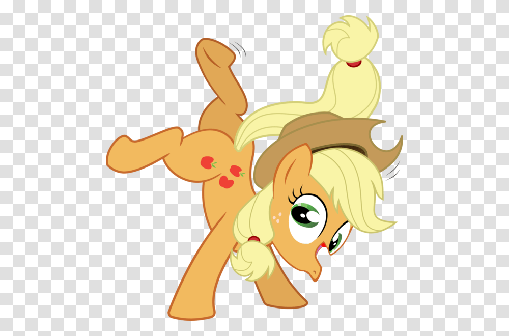 My Little Pony Applejack Falling, Animal, Mammal Transparent Png