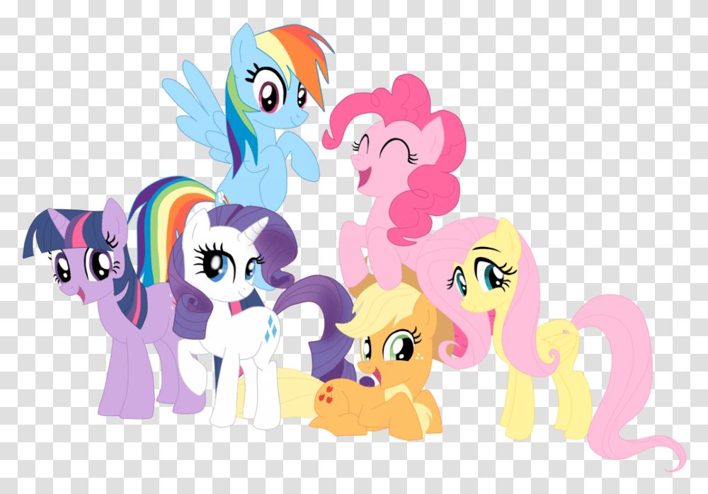My Little Pony Cake Topper Printable, Comics, Book Transparent Png