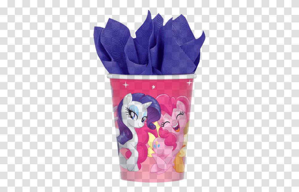 My Little Pony Cups 9oz Party, Paper, Tin, Can, Trash Can Transparent Png