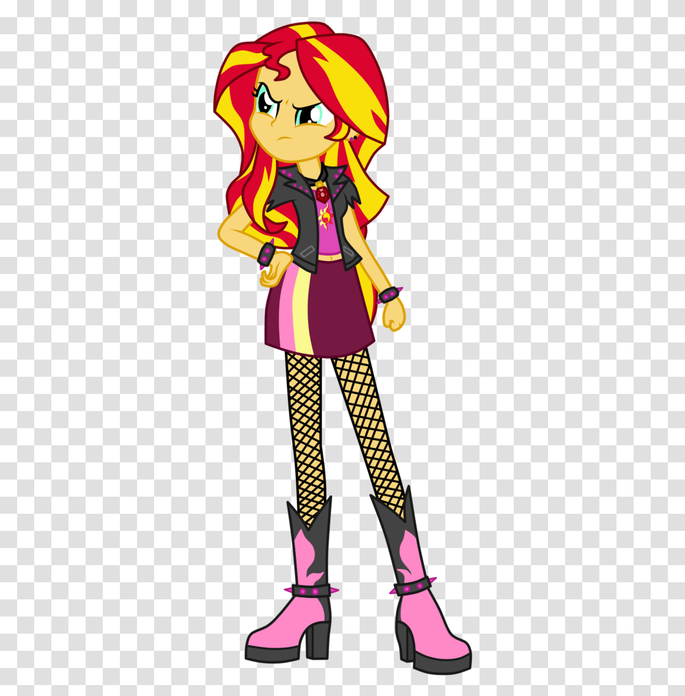 My Little Pony Dazzlings Sunset Shimmer, Performer, Person, Human, Costume Transparent Png