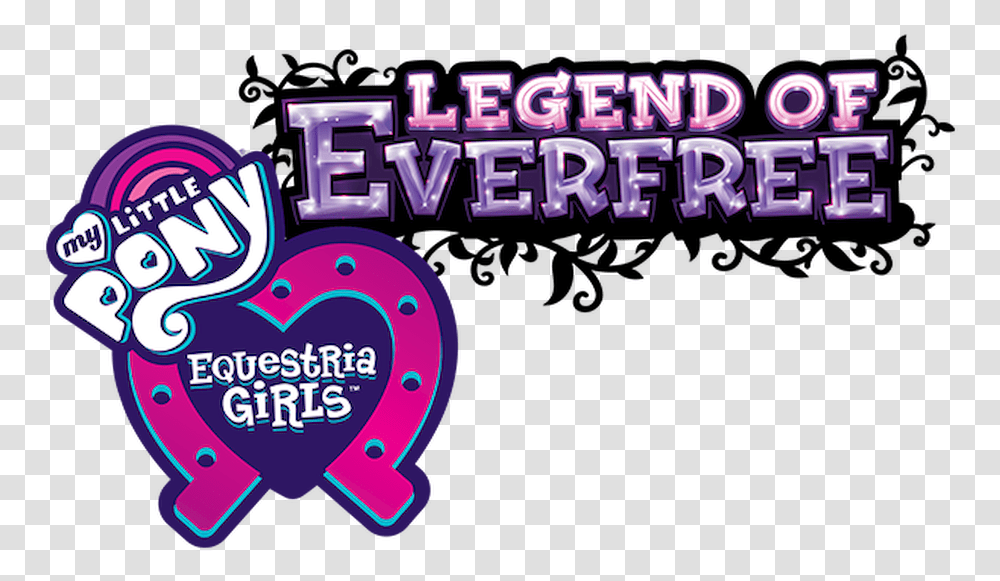 My Little Pony Equestria Girls Legend Of Everfree Netflix My Little Pony Equestria Girls Logo, Light, Purple, Graphics, Art Transparent Png