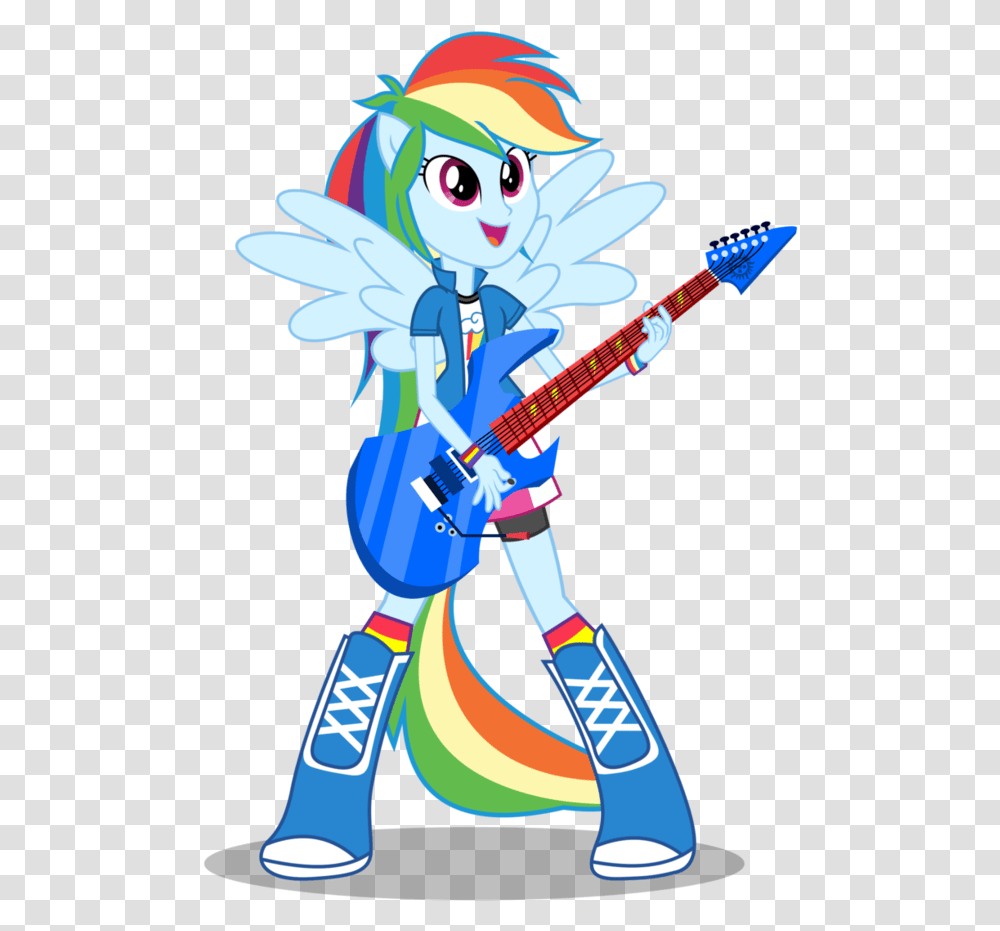 My Little Pony Equestria Girls Rainbow Dash Pony Up, Leisure Activities, Guitar, Musical Instrument, Person Transparent Png