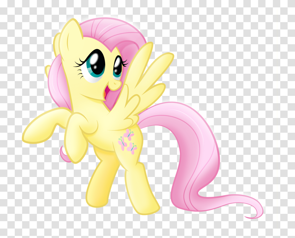 My Little Pony Fluttershy Flying, Toy Transparent Png