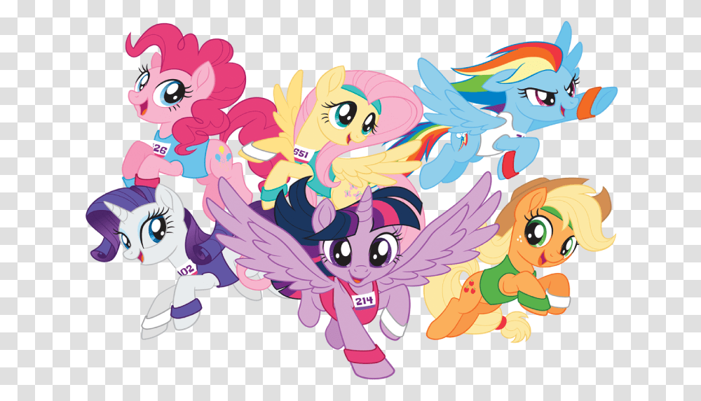 My Little Pony, Floral Design, Pattern Transparent Png