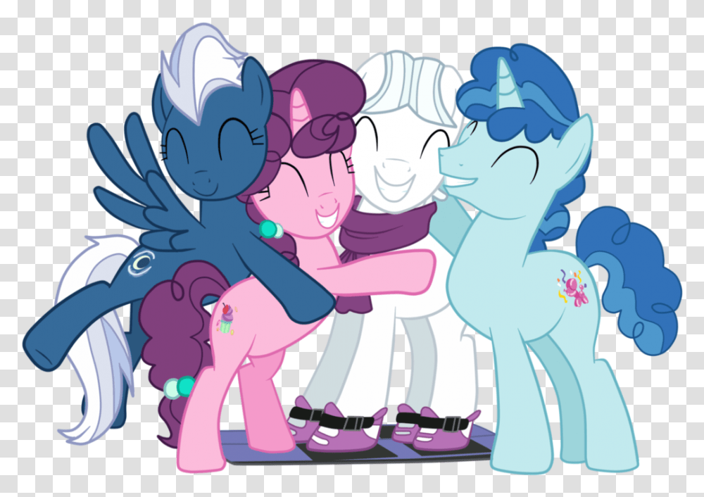 My Little Pony Group My Little Pony Huggin, Drawing, Doodle Transparent Png