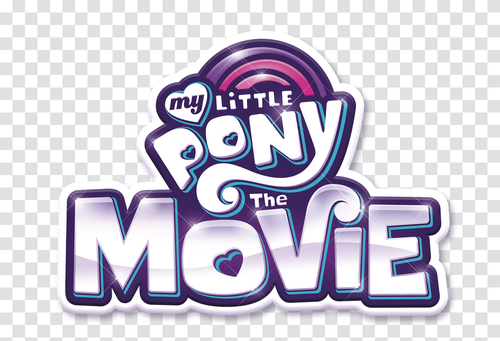 My Little Pony Movie Title, Purple Transparent Png
