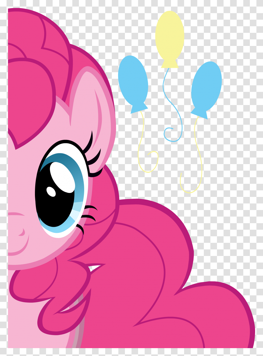 My Little Pony Pinkie Pie Face, Floral Design, Pattern Transparent Png