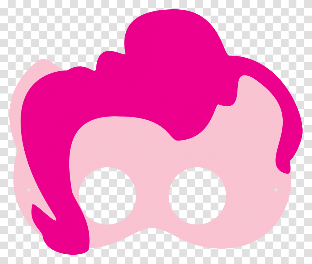My Little Pony Pinkie Pie Mask, Pillow, Cushion Transparent Png