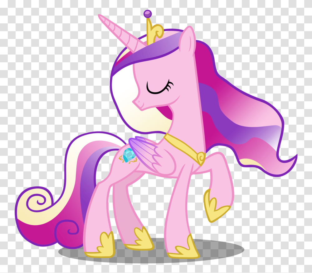 My Little Pony Princess Cadance, Purple, Horse Transparent Png
