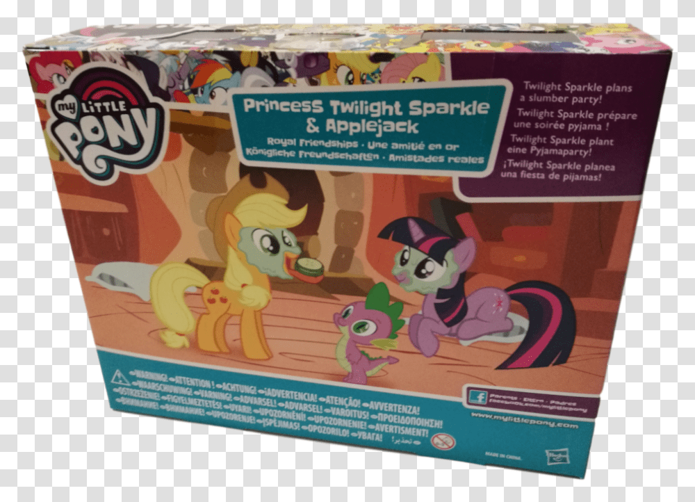 My Little Pony Princess Twilight Sparkle & Applejack Animal Figure, Text, Advertisement, Poster, Outdoors Transparent Png