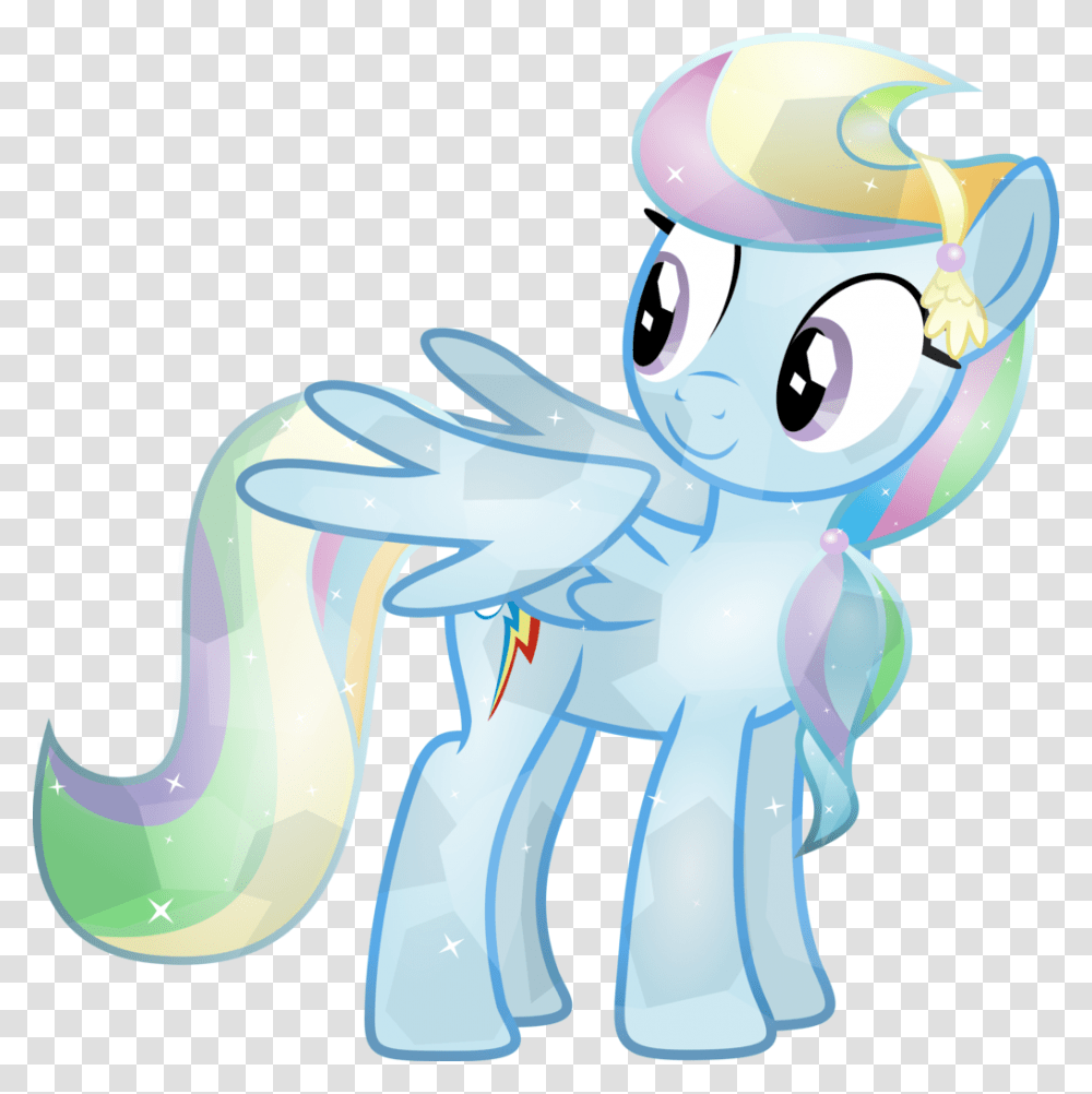 My Little Pony Rainbow Dash Crystal, Toy, Outdoors, Nature, Figurine Transparent Png