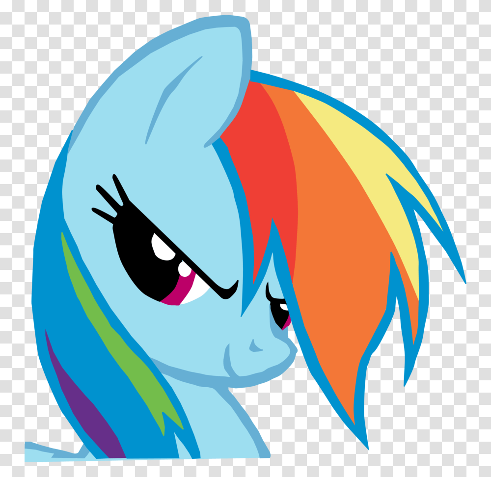 My Little Pony Rainbow Dash Head, Floral Design, Pattern Transparent Png