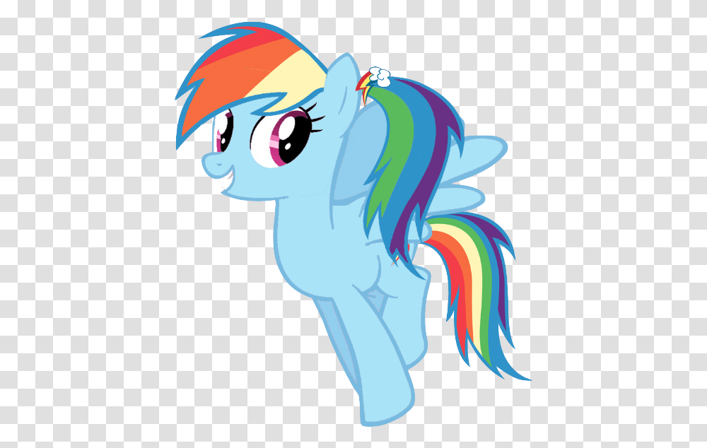 My Little Pony Rainbow Dash Ponytail, Pattern, Light Transparent Png