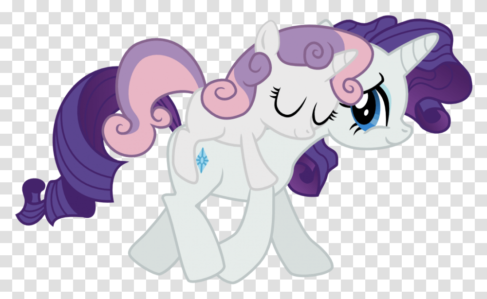 My Little Pony Rarity And Sweetie Belle, Animal, Mammal Transparent Png