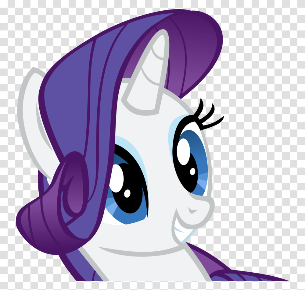 My Little Pony Rarity Face, Comics, Book, Manga Transparent Png