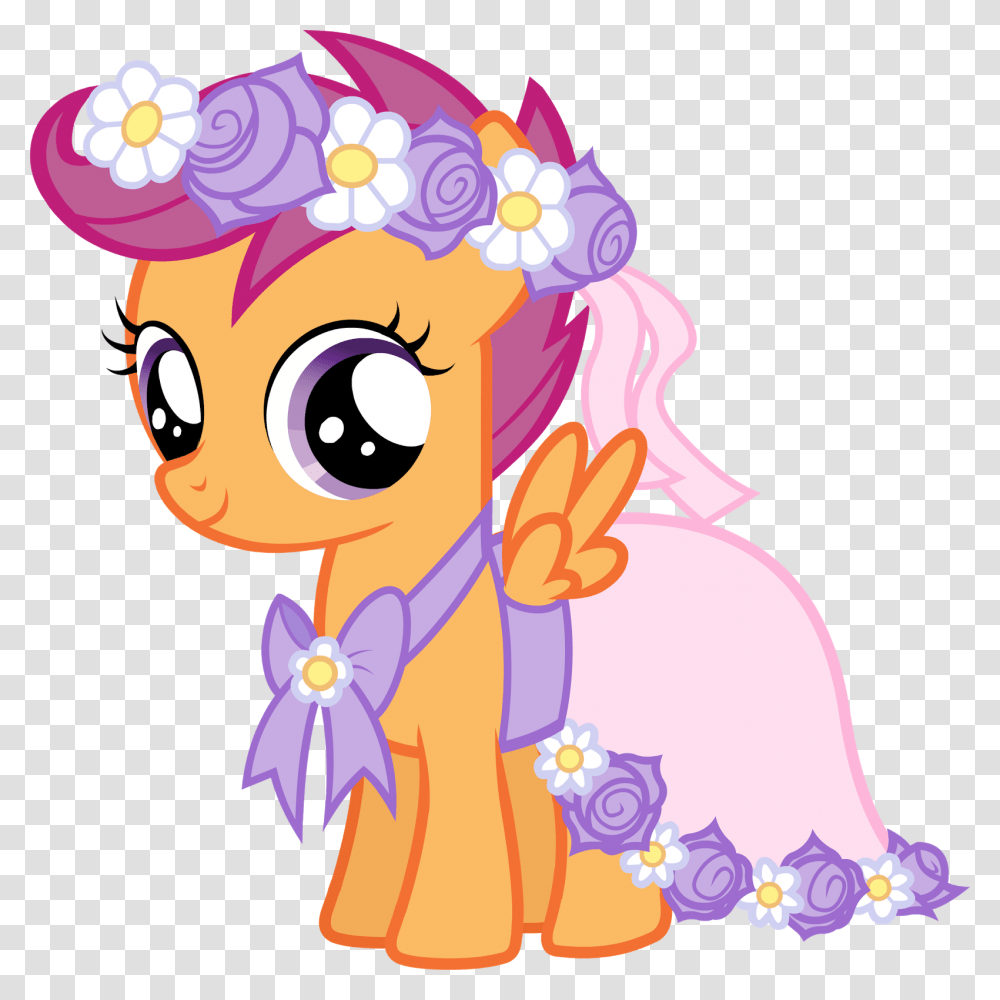 My Little Pony Scootaloo Dress, Floral Design, Pattern Transparent Png