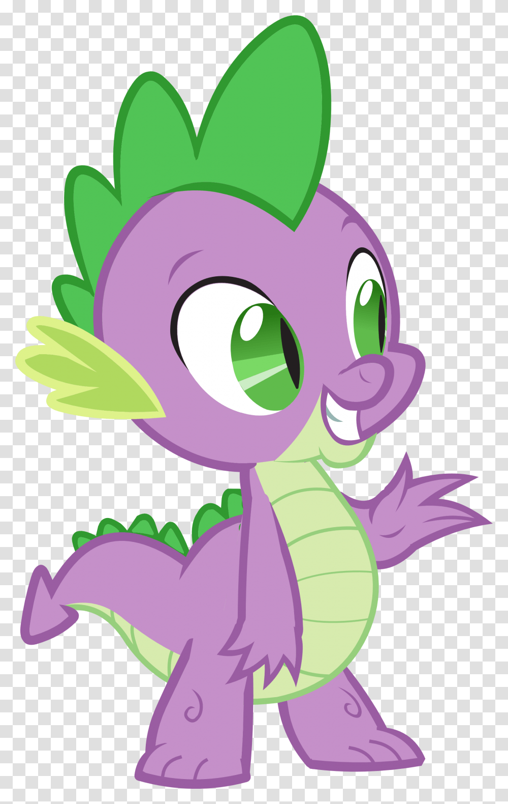 My Little Pony Spike, Purple, Animal Transparent Png