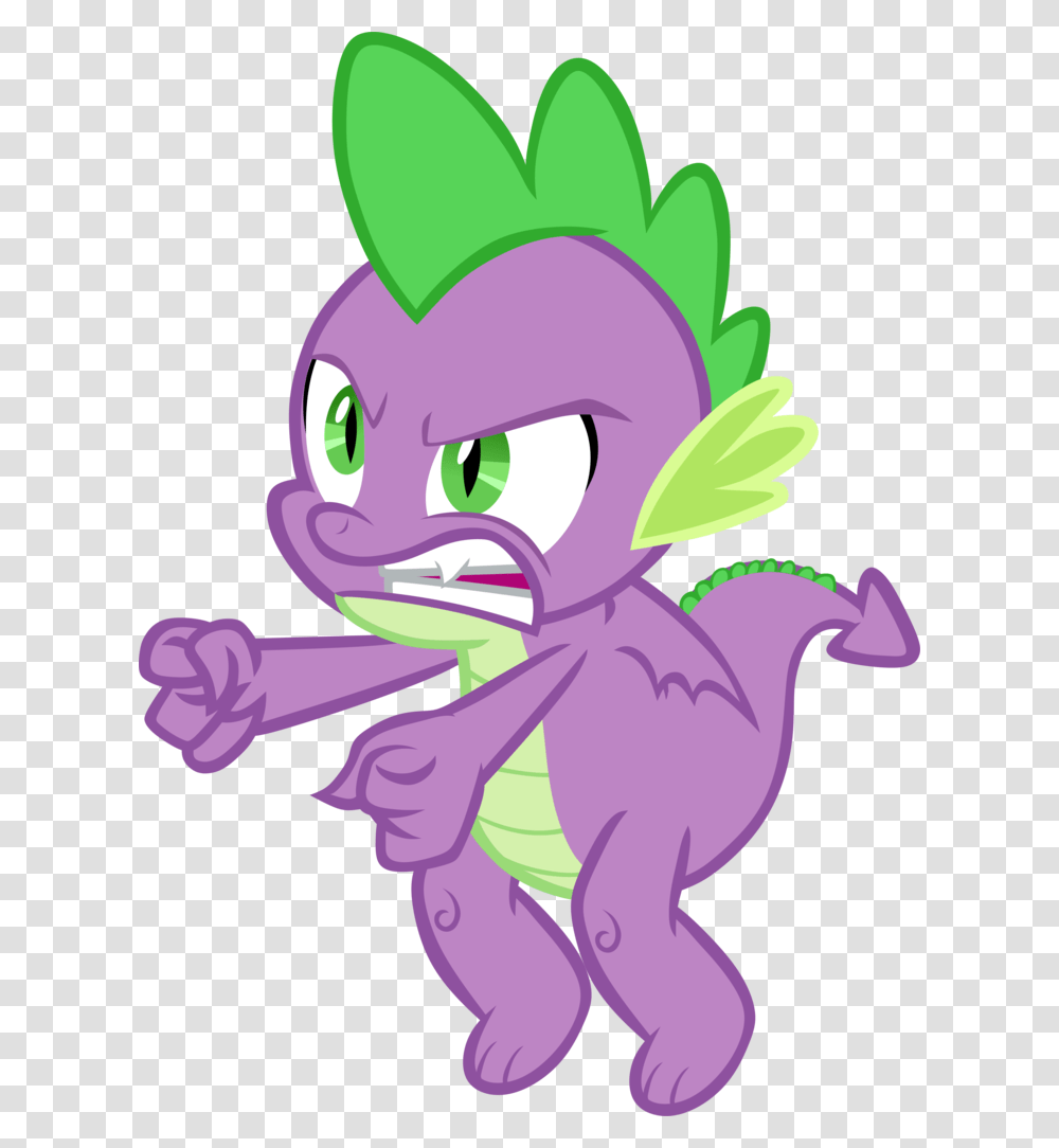 My Little Pony Spike, Purple, Dragon Transparent Png