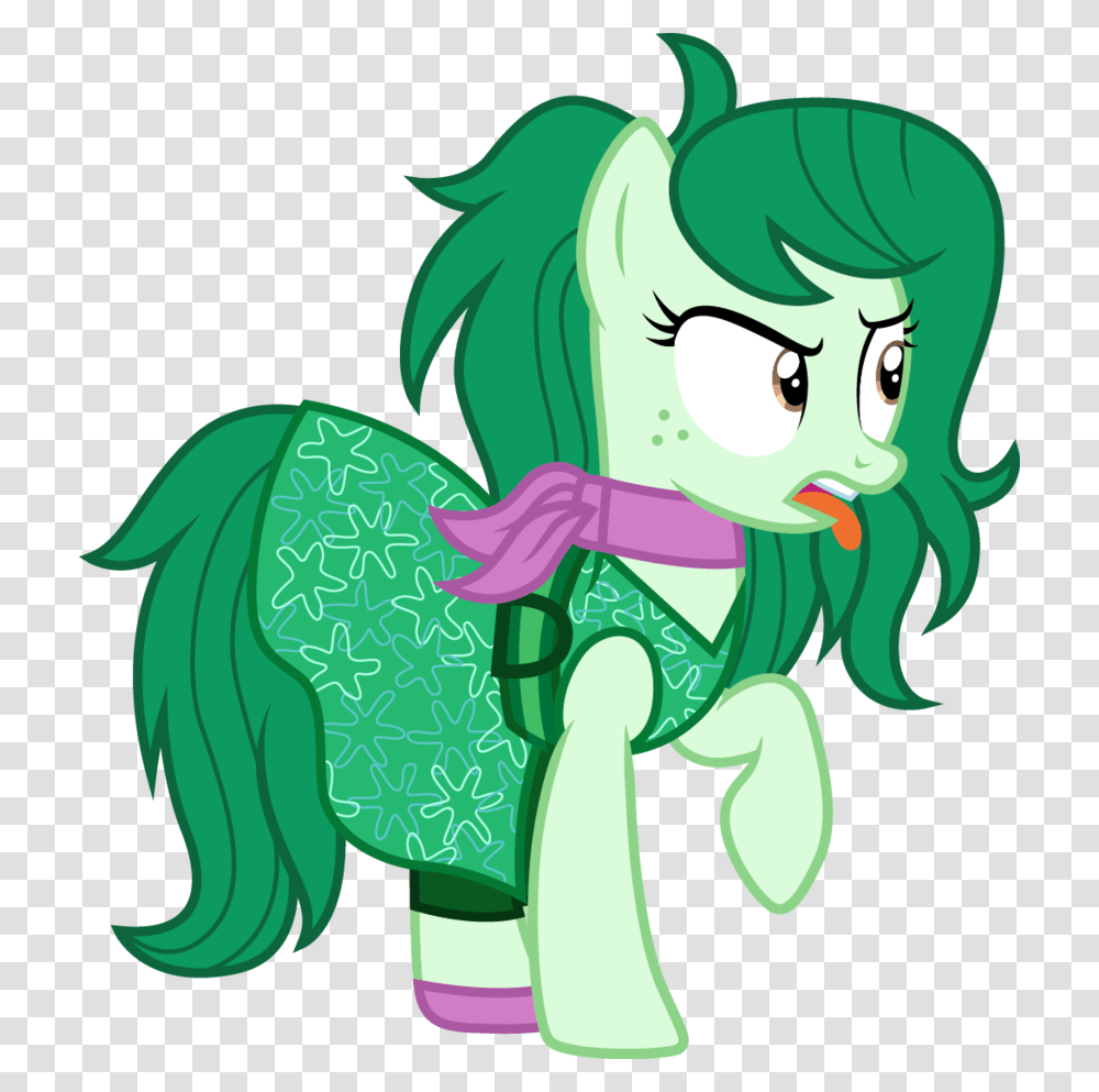 My Little Pony Wallflower Blush, Green, Elf, Plant, Face Transparent Png
