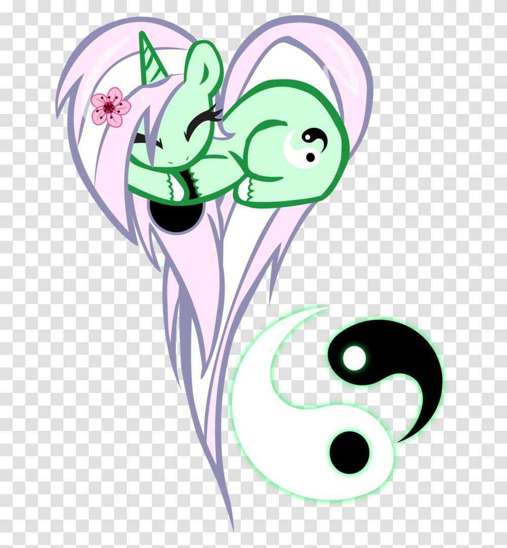 My Little Pony Yin Yang, Floral Design, Pattern Transparent Png