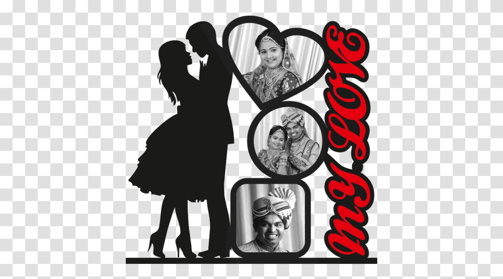 My Love Frame Rpf 505 Love Photo Fram, Person, Human, Collage, Poster Transparent Png