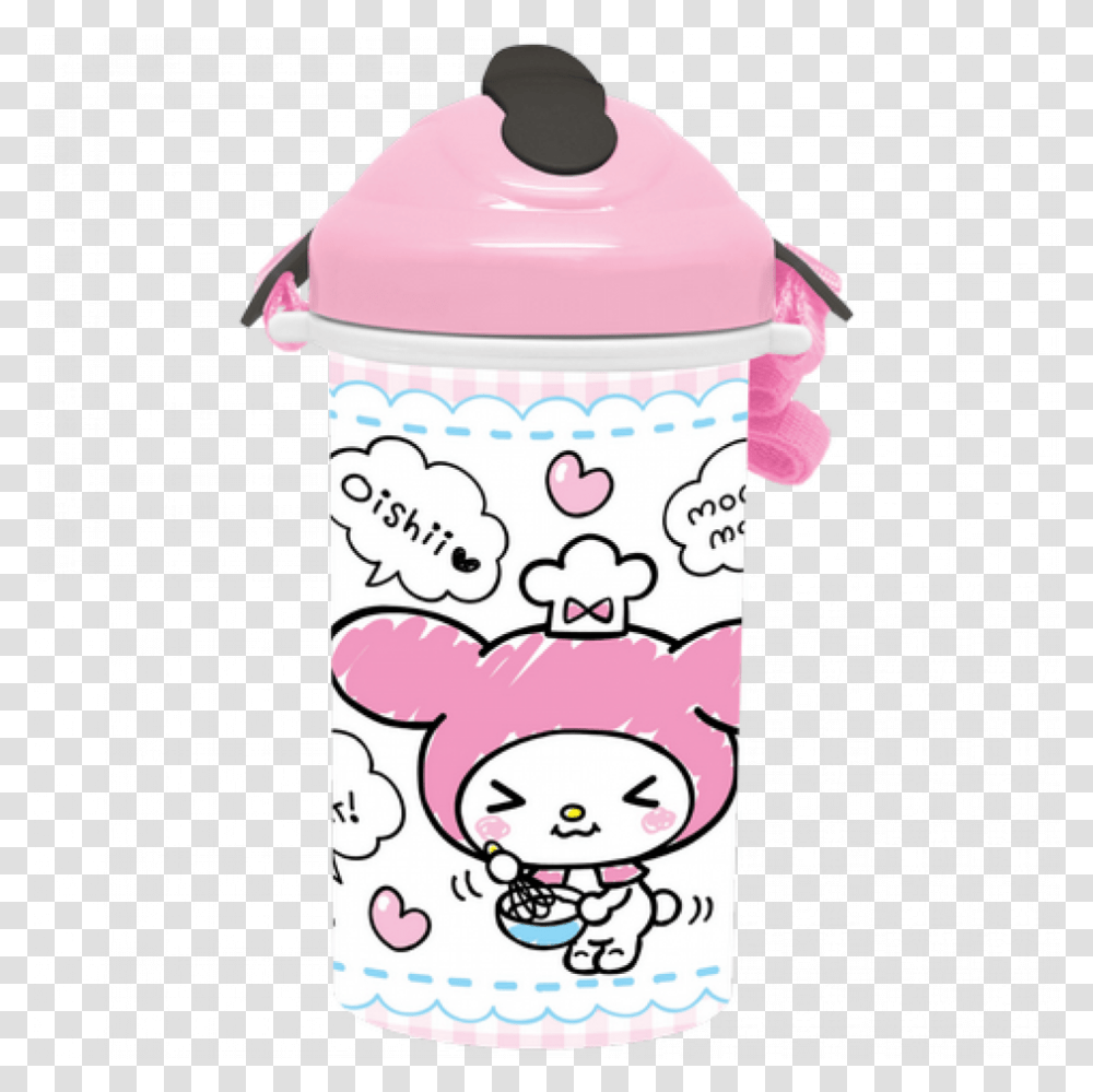 My Melody 3d Bottle 400 Ml Water Bottle, Shaker Transparent Png