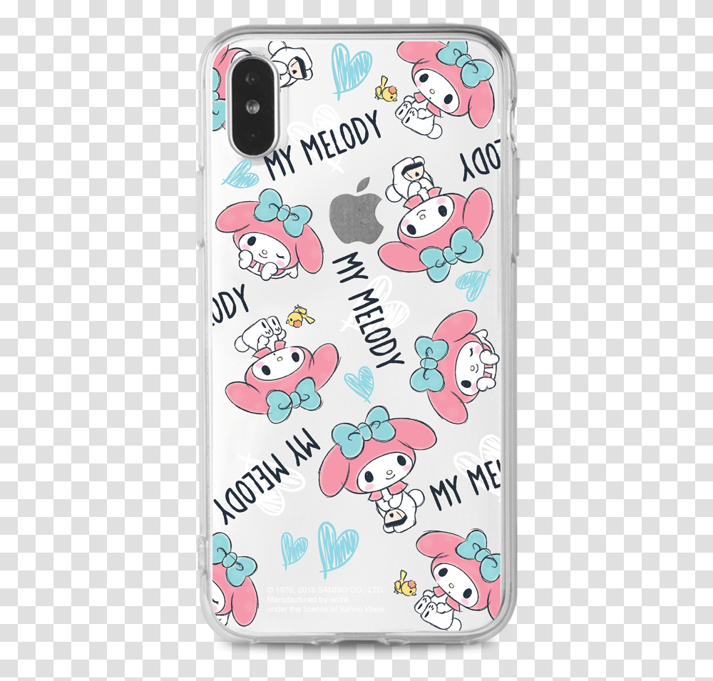 My Melody Clear Case Mm132 Iphone, Text, Electronics, Label, Pencil Box Transparent Png