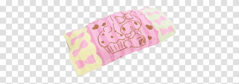 My Melody Towel Pillowcase Coin Purse, Rug, Paper, Applique, Tissue Transparent Png