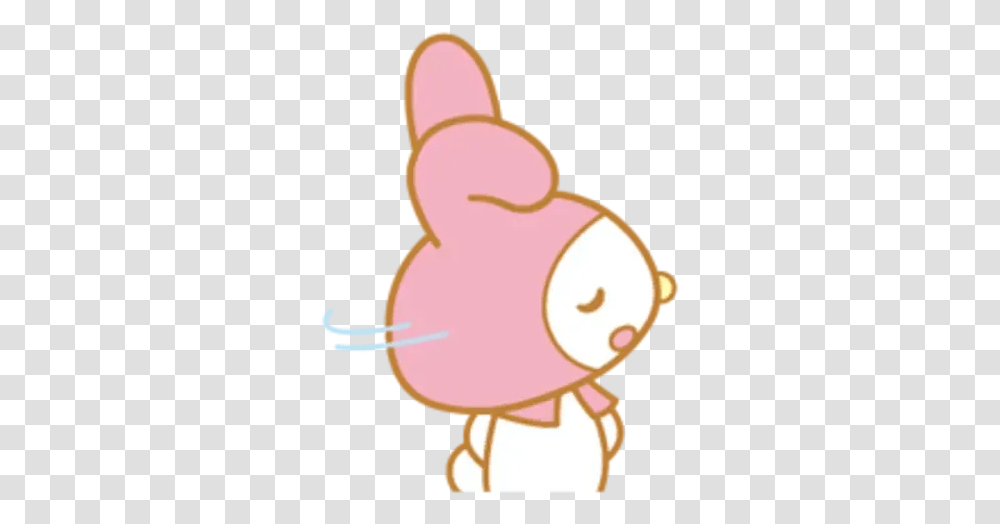 My Melody Whatsapp Stickers Stickers Cloud Cartoon, Sweets, Food, Confectionery, Label Transparent Png