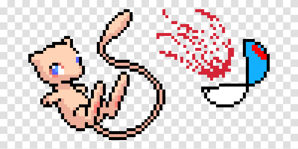 My Mew And Pokeball Pixel Art Pokemon Mew, Rug, Face, Urban Transparent Png