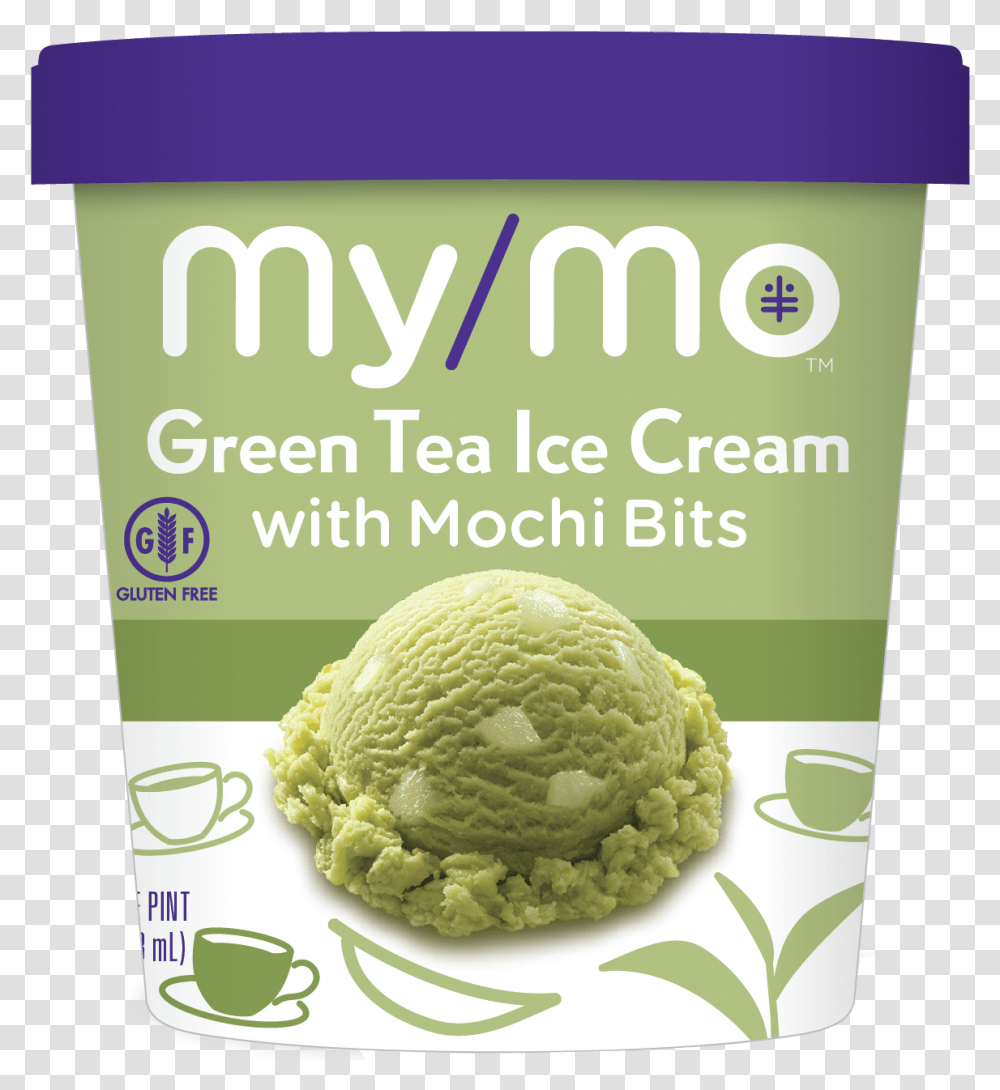 My Mo Green Tea Mochi Ice Cream, Dessert, Food, Creme, Plant Transparent Png