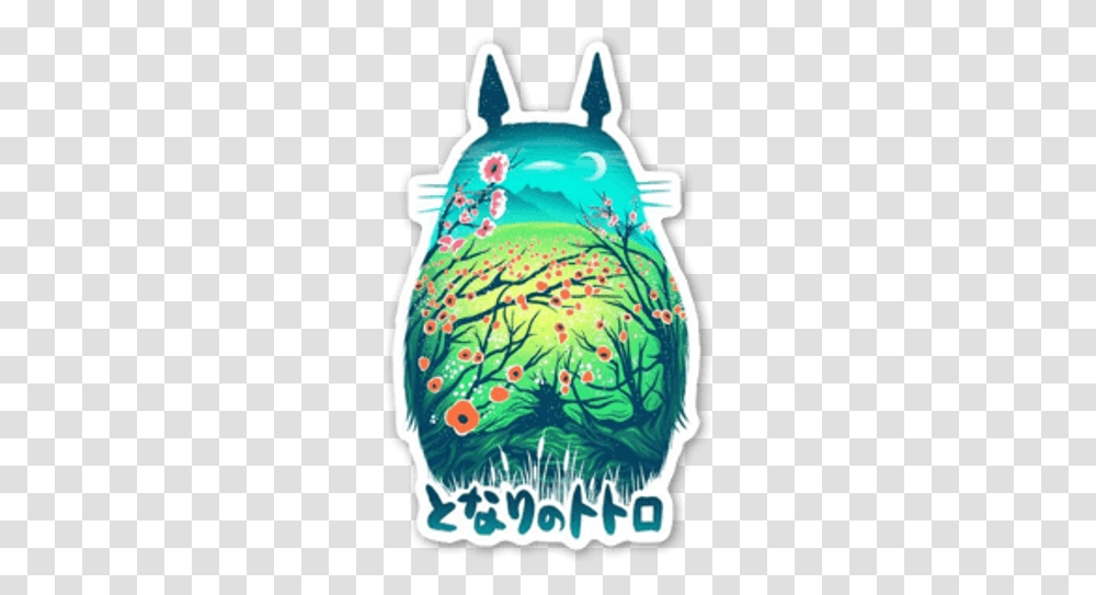 My Neighbor Totoro By Victor Vercesi Sticker Sticker Mania Coque Iphone 6s Manga, Outdoors, Icing, Cake, Food Transparent Png