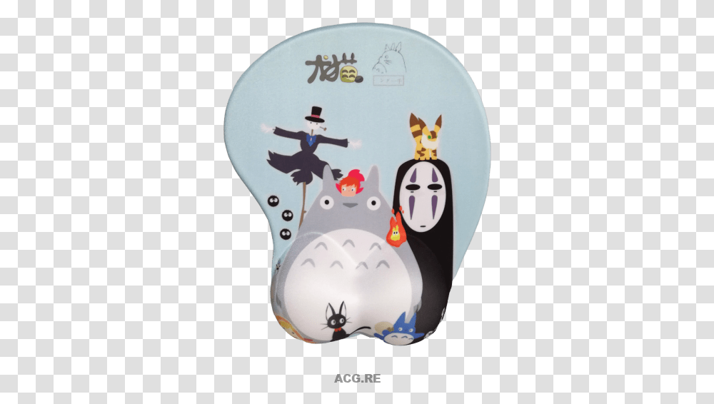 My Neighbor Totoro Kaonashi 3d Anime Mouse Pad Mouse Pad Totoro, Snowman, Winter, Outdoors, Nature Transparent Png
