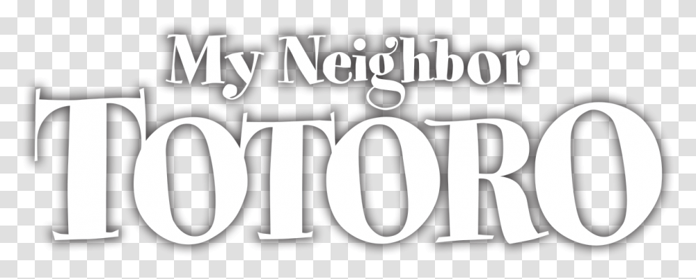 My Neighbor Totoro Title, Label, Number Transparent Png