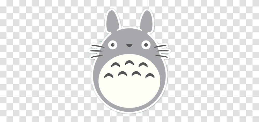 My Neighbor Totoro Totoro Sticker, Mammal, Animal, Snowman, Winter Transparent Png