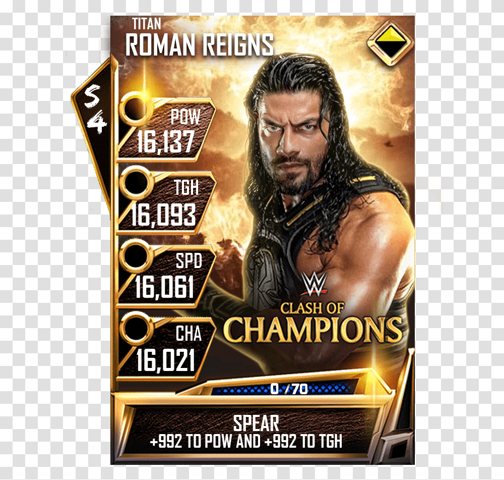 My Next Card Is The Big Dog Wweromanreigns Get Well Roman Reigns Mitb Card Wwe Supercard, Advertisement, Poster, Flyer, Paper Transparent Png