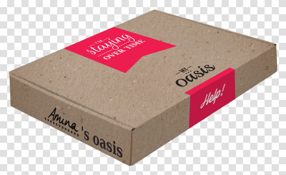 My Oasis Im Staying Over Time Box, Cardboard, Carton, Paper Transparent Png