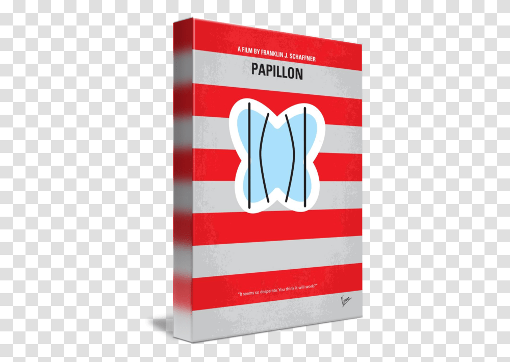 My Papillon Minimal Movie Poster, Label, Advertisement, Word Transparent Png