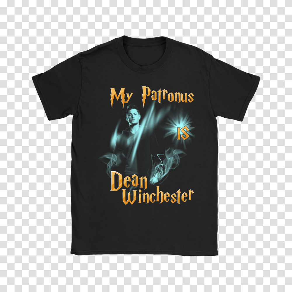 My Patronus Is Dean Winchester Supernatural Shirts Teeqq Store, Apparel, T-Shirt Transparent Png