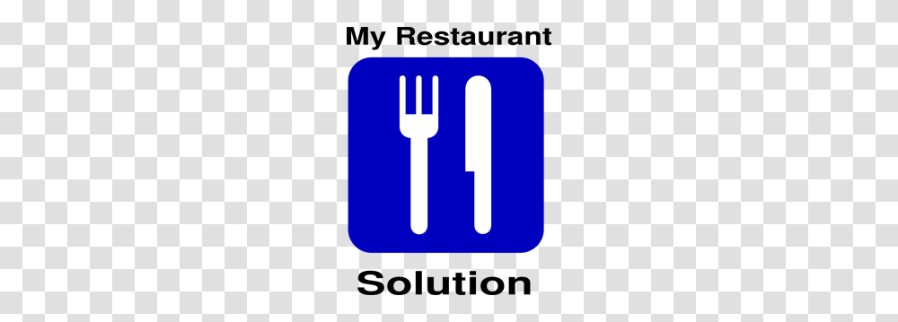 My Restaurant Solution Blue Clip Art For Web, Fork, Cutlery, Road Transparent Png