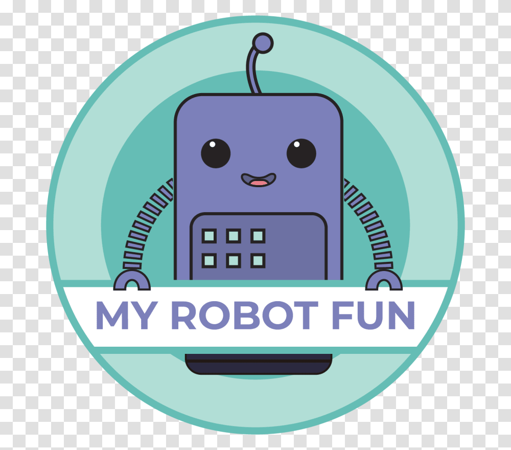 My Robot Fun Logotipo Animado Illustration, Machine, Pump, Gas Pump Transparent Png