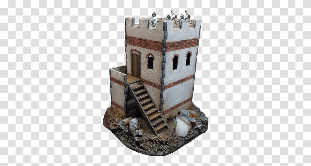 My Sarissa Precision Roman Watchtower Video Link In Medieval Architecture, Wood, Building, Housing, Bell Tower Transparent Png