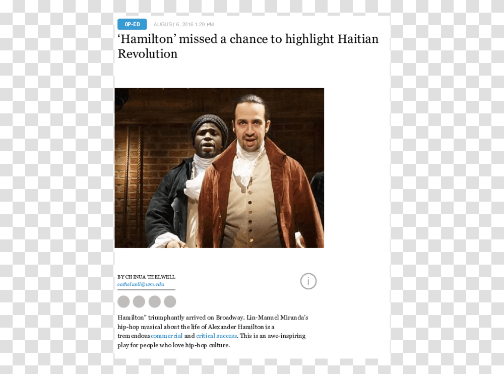 My Shot Hamilton Musical, Person, Face, People Transparent Png