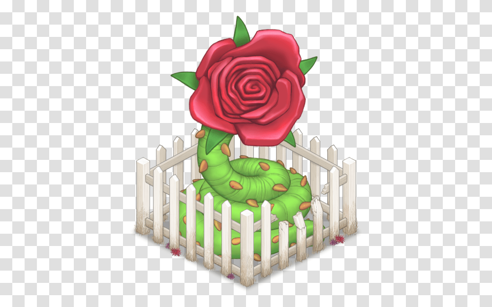 My Singing Monsters Wiki Garden Roses, Birthday Cake, Dessert, Food, Fence Transparent Png