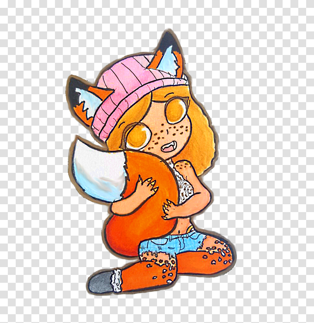 My Sweet Food Pinup Girl Pumpkin Spice Latte Done With Copics, Hat, Apparel Transparent Png