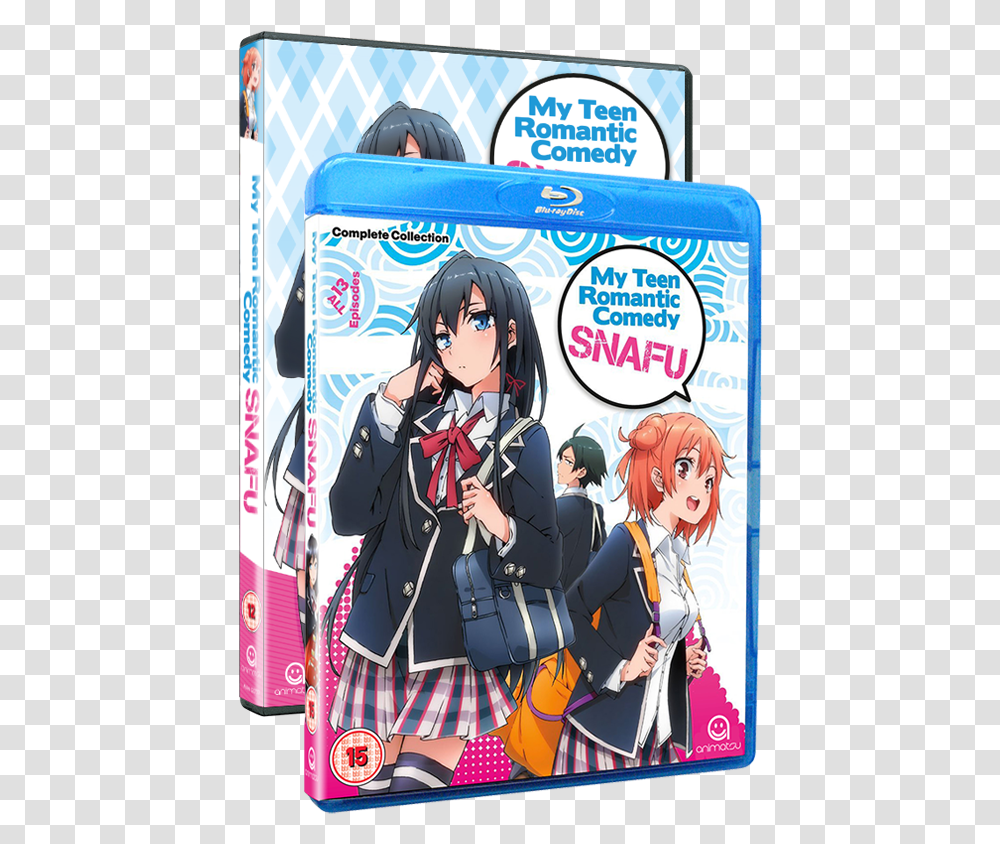 My Teen Romantic Comedy Snafu Complete Season 1 Collection My Youth Romantic Comedy Is Wrong, Comics, Book, Manga, Person Transparent Png