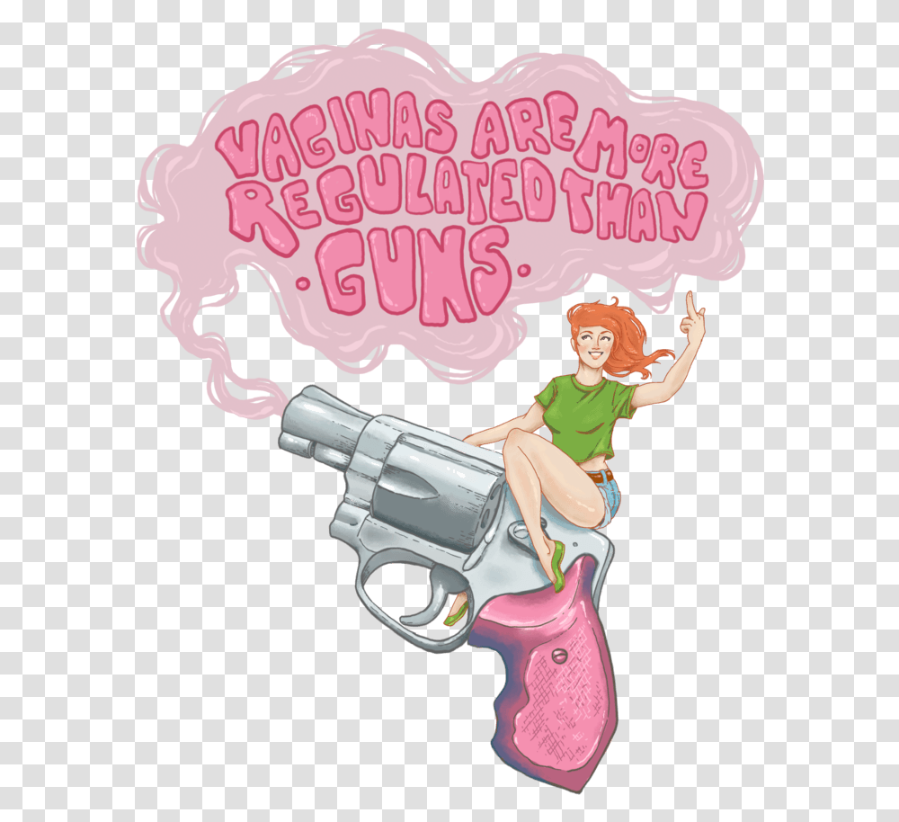 My Uterus Is More Regulated Than Guns, Person, Human, Weapon, Weaponry Transparent Png