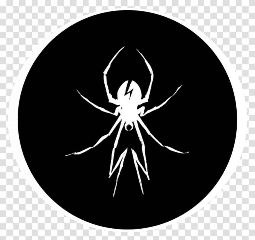 Mychemicalromancemcr My Chemical Romance Wallpaper Spider, Stencil, Invertebrate, Animal, Arachnid Transparent Png