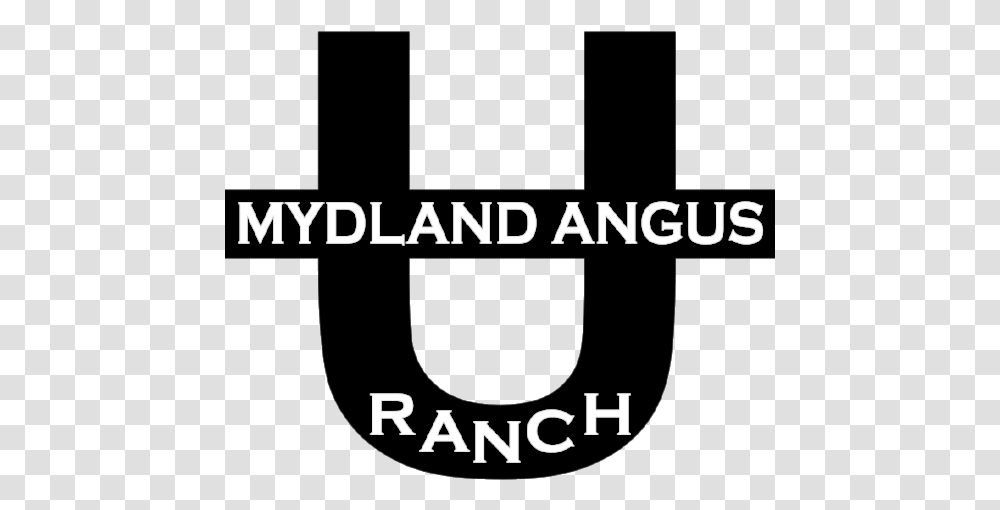 Mydland Angus Ranch Graphic Design, Text, Alphabet, Word, Label Transparent Png