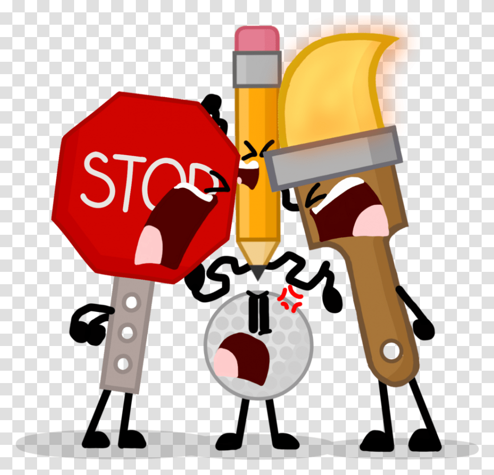 Mydoggycatmadi An Argument Between Bossy Bots, Sign, Road Sign, Stopsign Transparent Png
